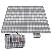 Sekey XXL Picknickdecke 200x200 cm – Waschbare & Schmutzabweisende Camping- und Stranddecke, Faltbar & Gepolstert für Outdoor, Park & Garten